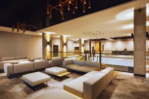Posezení v ubytování Q Hotel Plus Wrocław Bielany