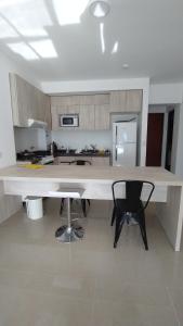 Nhà bếp/bếp nhỏ tại Azucena Apart II