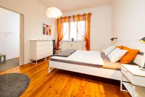 Posteľ alebo postele v izbe v ubytovaní Ferienwohnung ALEX