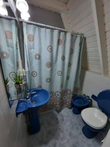 Koupelna v ubytování ALPINA Cabaña de Mar - Puerto Madryn