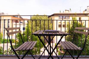 Balkón alebo terasa v ubytovaní Domina Boutique Apartment