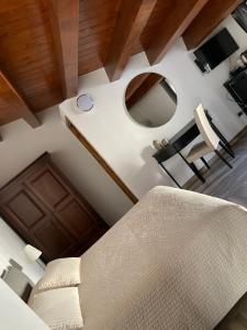Postel nebo postele na pokoji v ubytování Palazzo Candida B&B