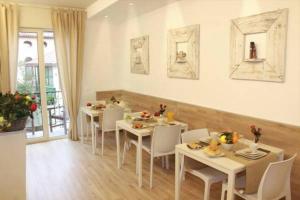 ห้องอาหารหรือที่รับประทานอาหารของ Residenza Giacomuzzi
