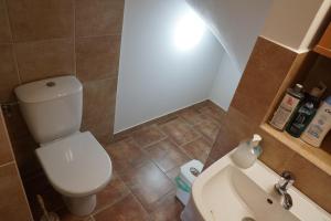 Ένα μπάνιο στο apartmán pod Ještědem