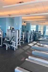 Fitness centrum a/nebo fitness zařízení v ubytování Raleigh Marriott City Center
