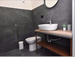 Koupelna v ubytování Hotel Crisvan