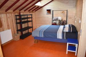 Posteľ alebo postele v izbe v ubytovaní Gîte de Montagne "Les Ecorces"