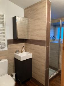 Koupelna v ubytování La Mezzanine