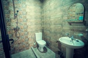 Koupelna v ubytování Villa In Didveli + 49 fotografií