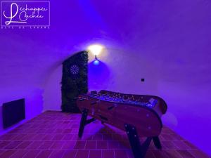 L’ Échappée Cachée - Gîte de Charme客房内的一张或多张床位