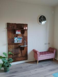 Knihovna v bed and breakfast
