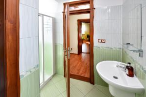 A bathroom at Penzión Víchrica