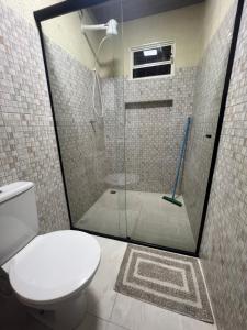 Koupelna v ubytování Pousada Catraca