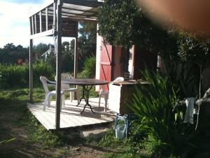 Сад в RC d'un Cabanon écologique ile du levant Naturiste