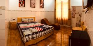 Cama o camas de una habitación en Anhkhoa hotel Mỹ Phước