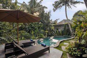 Bazén v ubytování Andara Ubud Villa nebo v jeho okolí