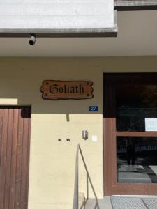 Certifikát, hodnocení, plakát nebo jiný dokument vystavený v ubytování Grazioso appartamentino Goliath 11