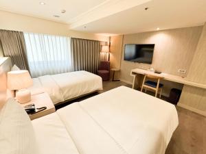叶绿宿．茶觉旅客房内的一张或多张床位