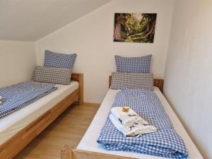 Postel nebo postele na pokoji v ubytování Haus Bergler
