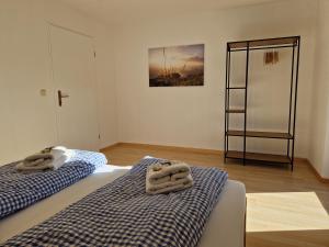 Postel nebo postele na pokoji v ubytování Haus Bergler
