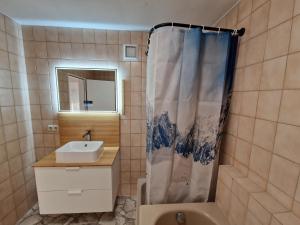 Koupelna v ubytování Haus Bergler
