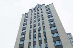 Budova, kde se aparthotel nachází