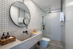 Koupelna v ubytování base-PUSAN Serviced Apartment -Shanghai New International Expo Centre