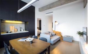 Posezení v ubytování base-PUSAN Serviced Apartment -Shanghai New International Expo Centre