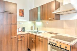 Kuchyň nebo kuchyňský kout v ubytování Budapest Center Apartments