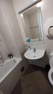 Koupelna v ubytování Apartment Belville, Suncokret 26