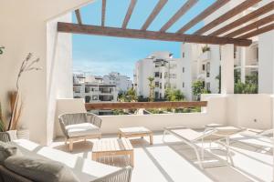 Χώρος καθιστικού στο Colinas - Bentor 3,4 PENTHOUSE POOL VIEW & JACUZZI