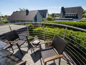 Balkón nebo terasa v ubytování Südwind´s Hummerkoje