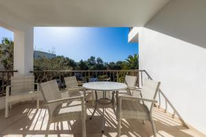 Balkon lub taras w obiekcie Apartamento Aquamarina 6