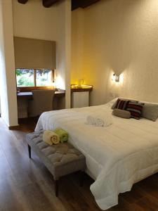 Cama ou camas em um quarto em Pilgrim's Rest - Descanso del Peregrino