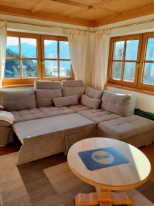 Posezení v ubytování Ferienwohnung Obernauer