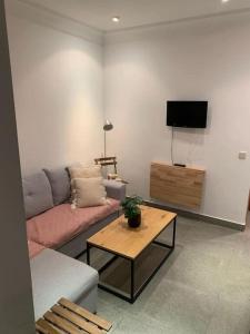 TV a/nebo společenská místnost v ubytování Coqueto apartamento en Chamberí EGU