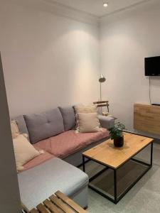 TV a/nebo společenská místnost v ubytování Coqueto apartamento en Chamberí EGU + 6 fotografií