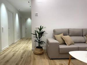 Posedenie v ubytovaní Apartamento nuevo céntrico frente al mar en Palamós