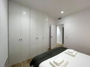 Posteľ alebo postele v izbe v ubytovaní Apartamento nuevo céntrico frente al mar en Palamós
