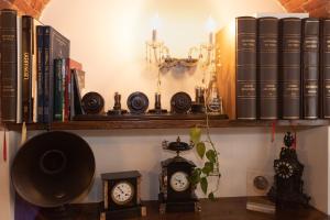 Knihovna v bed and breakfast