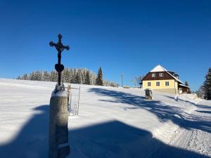 Apartmán Nad Modravou durante l'inverno