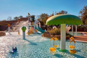 a bear in the water at a water park at The Westin Resort, Costa Navarino in Romanu