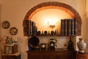 Knihovna v bed and breakfast