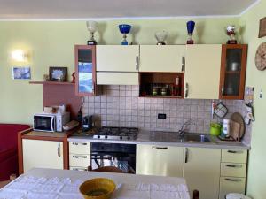 A cozinha ou cozinha compacta de Hotel Sole