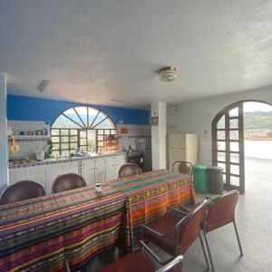 Kuchyň nebo kuchyňský kout v ubytování Hostal Chasqui