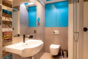 Ett badrum på Penthouse Cracow