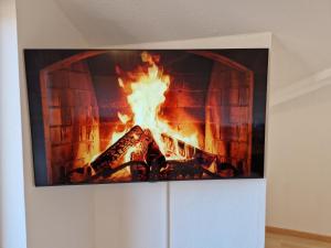TV a/nebo společenská místnost v ubytování Haus Bergler