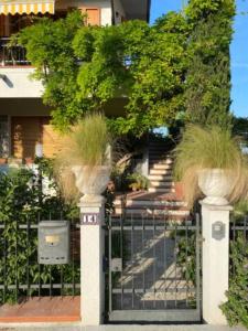 A garden outside Via Verdi 14
