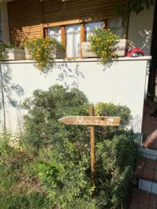 A garden outside Via Verdi 14