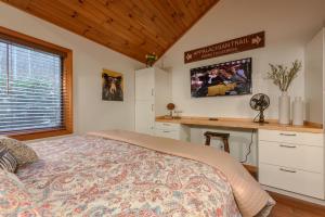 TV a/nebo společenská místnost v ubytování Chippewa Cottage